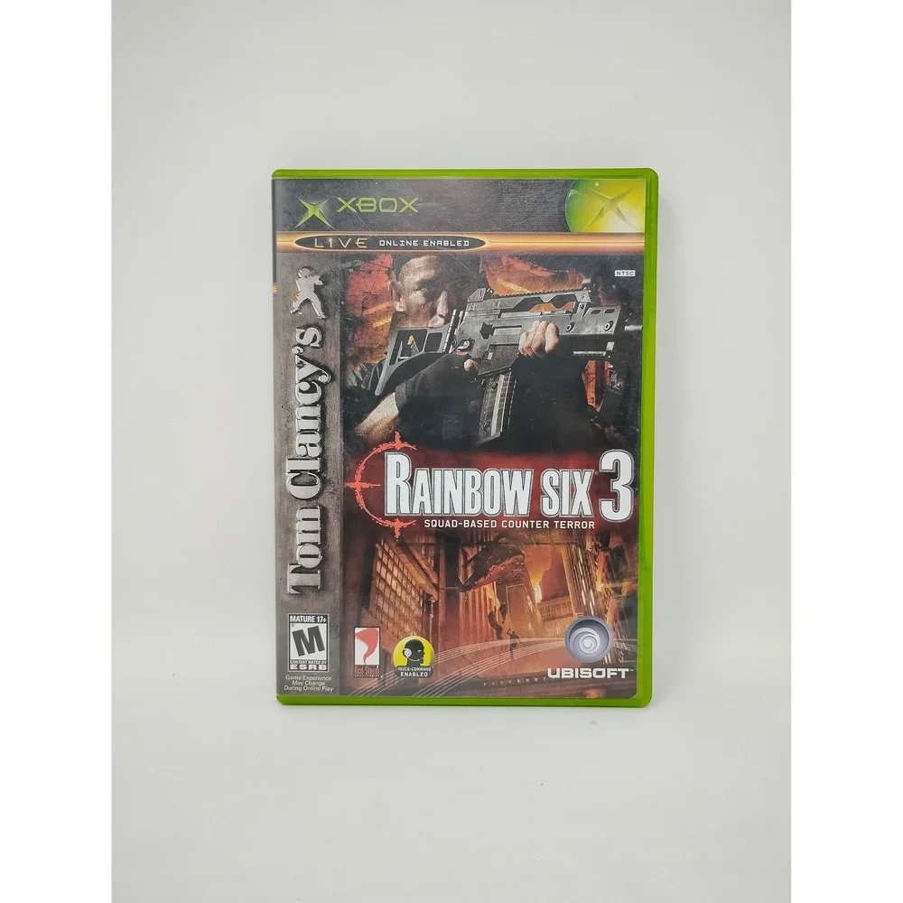 Original Tom Clancy's Rainbow Six 3 for Xbox Tactical Shooter Game